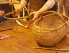 Gower cockle picking basket welsh baskets 