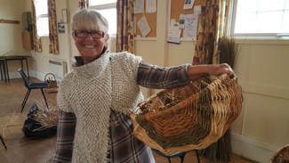 cyntell course, welsh basket, cyntell, willow, willow weaving, south wales